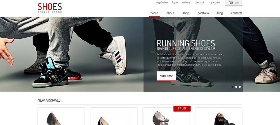 طراحی وب سایت های لباس و کیف و کفش