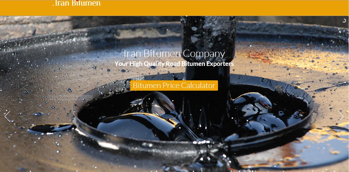 وبسایت انگلیسی iran bitumen